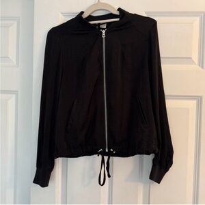 H&M Black Bomber Jacket for Women